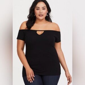 Torrid Foxy Keyhole Knit Top